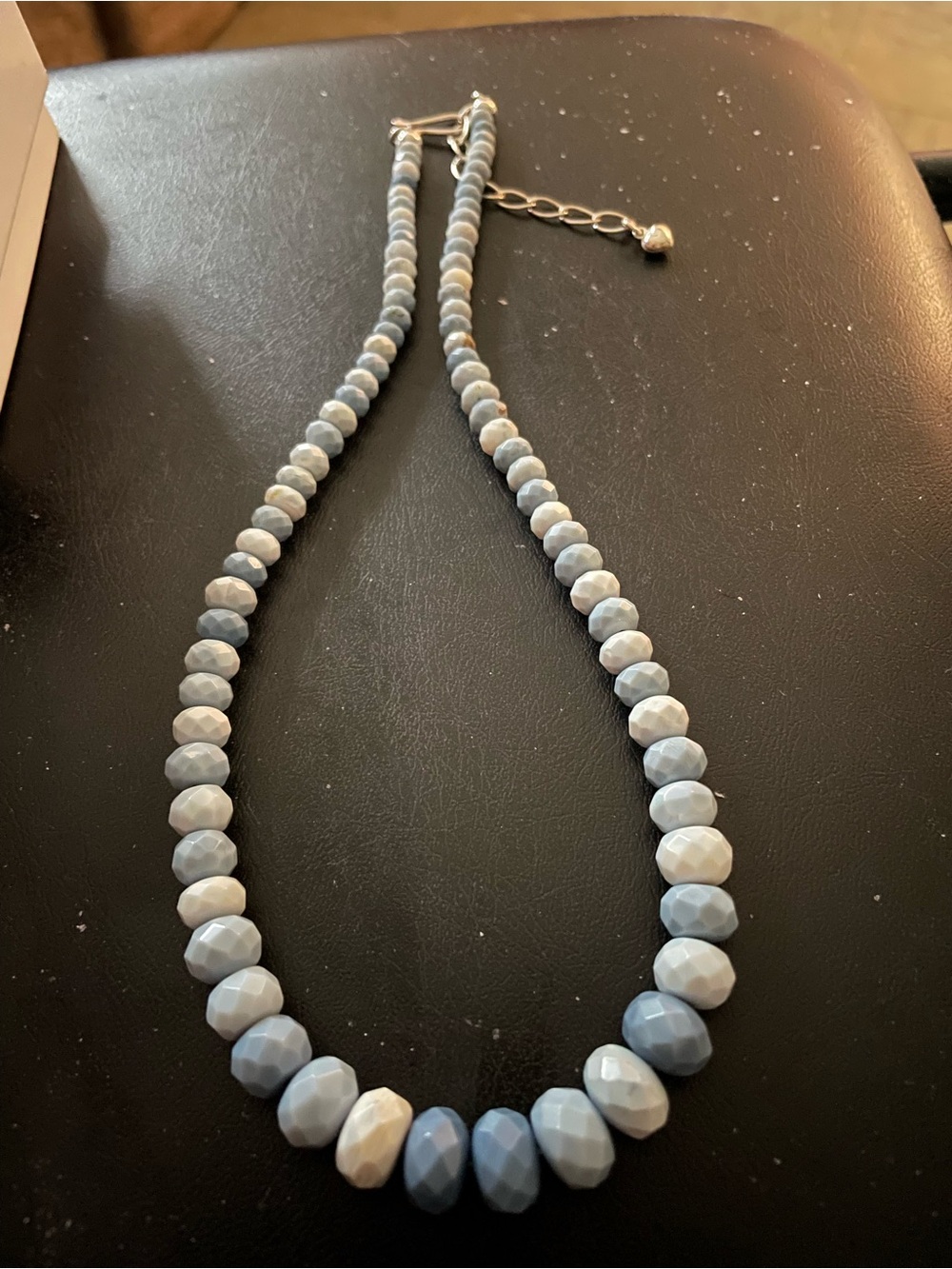 Jay king blue lace agate necklace